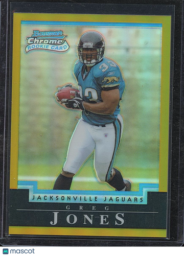 2004 Bowman Chrome Greg Jones Gold Refractor Rookie Topps