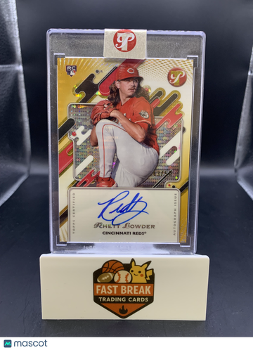 2025 Topps Pristine Baseball Rhett Lowder #PA-RL Gold RC