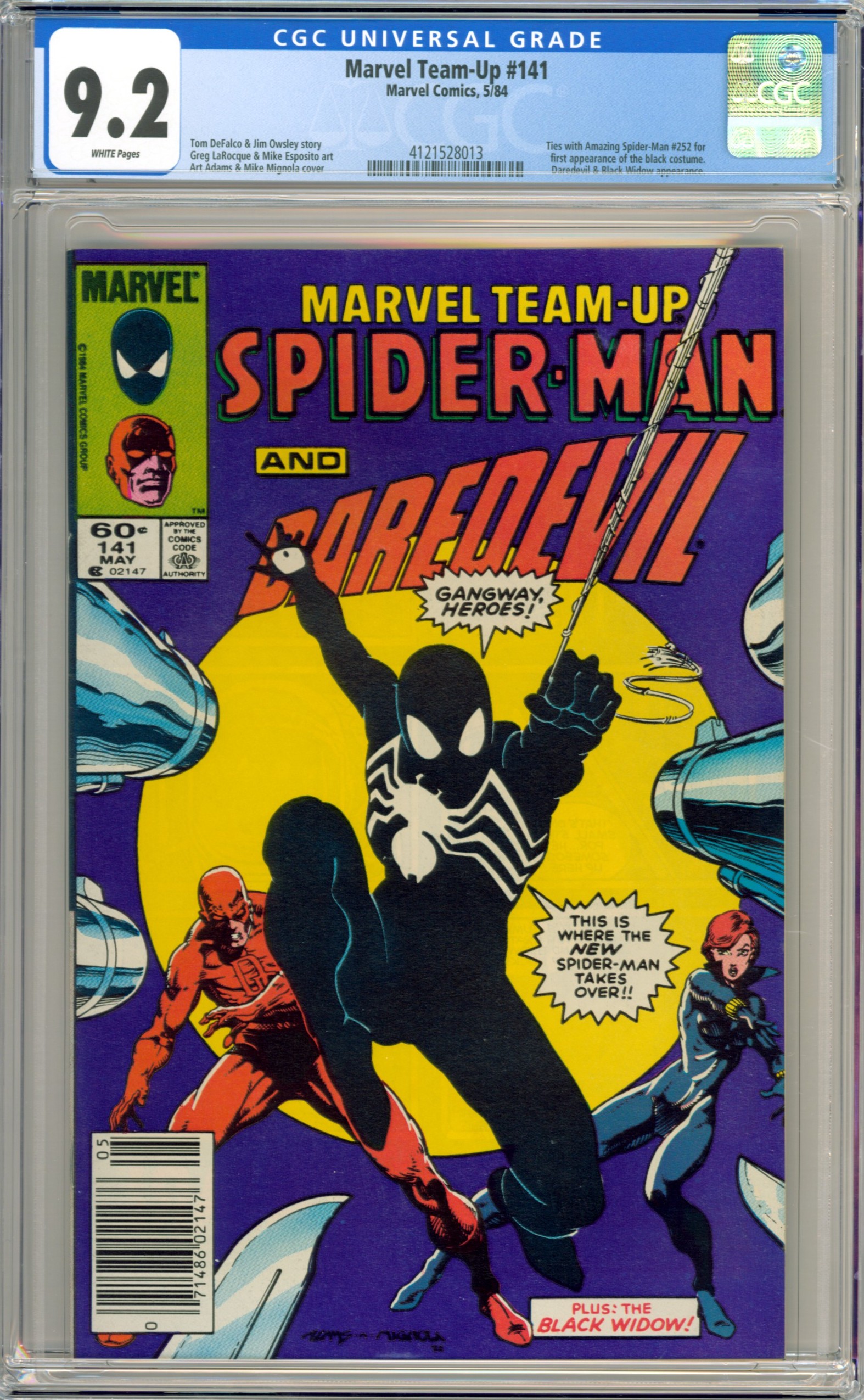 Marvel Team-up #141 CGC 9.2 Newsstand