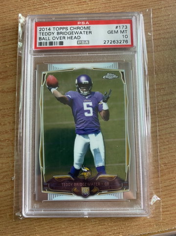 Teddy Bridgewater 2014 Topps Chrome Rookie