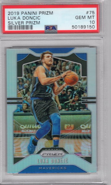 2019 Panini Prizm Luka Doncic Mavericks PSA 10 GEM MT