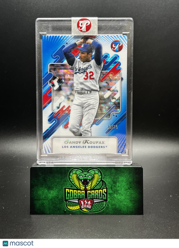 2025 Topps Pristine Sandy Koufax #141 Blue Pulsar /75