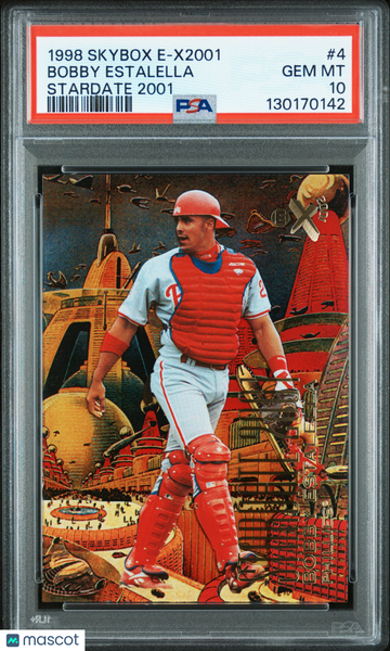 1998 Skybox E-X 2001 Stardate 2001 Bobby Estalella #4 PSA 10