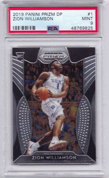 Zion Williamson 2019 Prizm Draft Picks PSA 9 