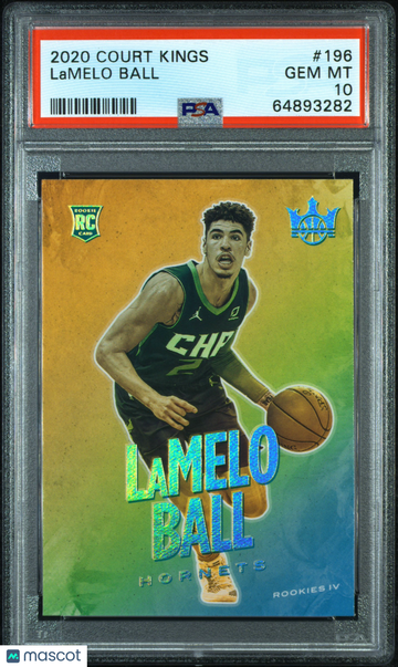 2020 Panini Court Kings Lamelo Ball #196 PSA 10