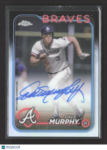 2024 Topps Chrome Dale Murphy #CLA-DM /50