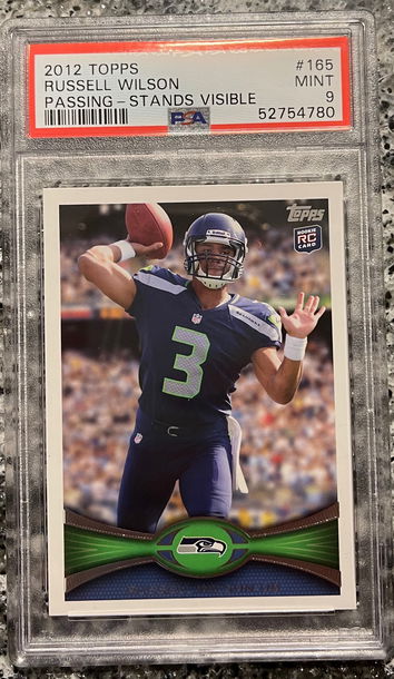 RUSSELL WILSON 2012 Topps 165 RC Rookie PSA 9 MINT