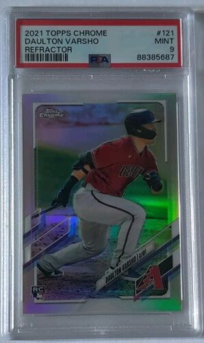 2021 Topps Chrome Daulton Varsho #121 Refractor PSA 9