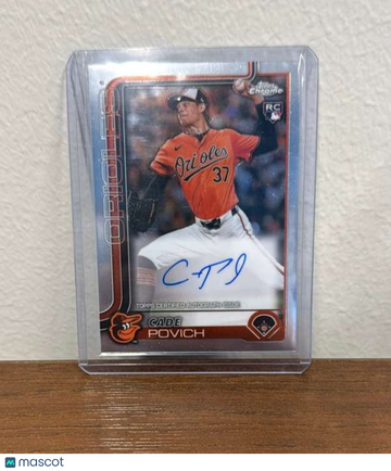 2025 Topps Chrome - Rookie Autographs Cade Povich #RA-CP