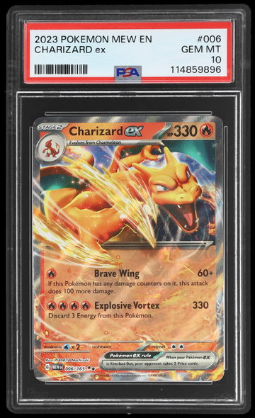 2023 Pokemon Scarlet And Violet 151 Enhanced Expansion Charizard EX PSA 10