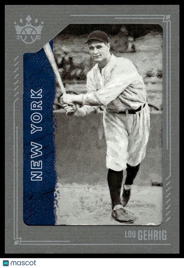 2021 Panini Diamond Kings Lou Gehrig #20 Framed Gray
