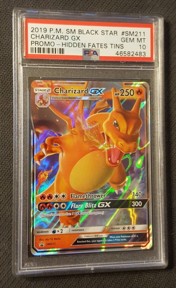 Pokemon Hidden Fates Promo Charizard PSA 10