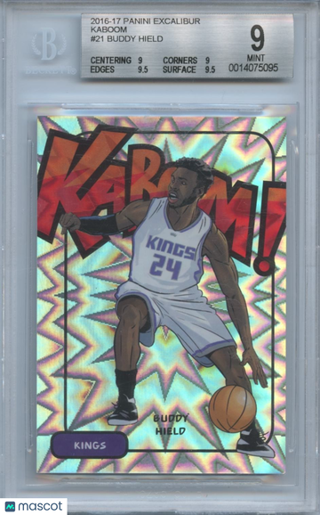 2016 Panini Excalibur Kaboom Buddy Hield #21 BGS 9