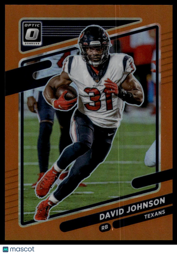2021 Donruss Optic David Johnson #104 Orange SN