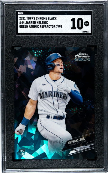 2021Topps Chrome Black Jarred Kelenic #44  SGC 10 GM 