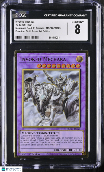 Maximum Gold: El Dorado Invoked Mechaba Foil Premium Gold Rare 1st Edition CGC 8 #MGED-EN025