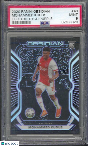 2020 Panini Obsidian Mohammed Kudus #48 Electric Etch Purple PSA 10