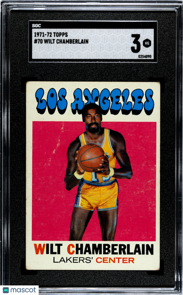 1971 Topps Wilt Chamberlain #70 SGC 3