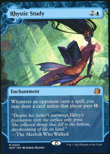 2023 Magic: The Gathering M 0025 Rhystic Study