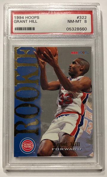 1994 Hoops Grant Hill PSA 8 #322