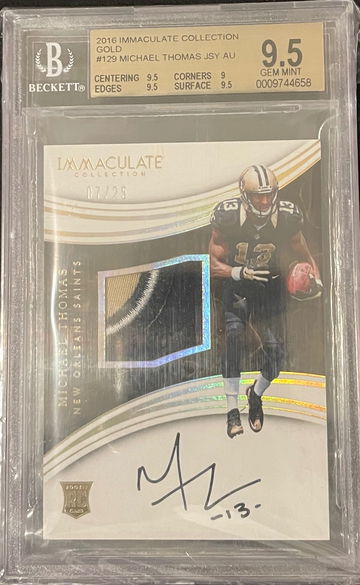 2016 Michael Thomas Immaculate Gold /25 