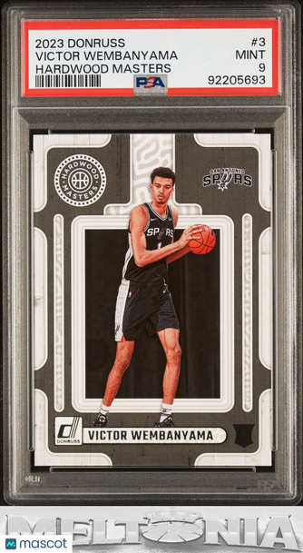 2023-24 Donruss Victor Wembanyama #3 Hardwood Masters RC PSA 9
