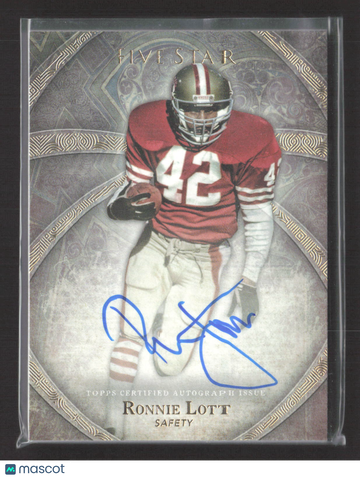 2014 Topps Five Star Ronnie Lott #FSA-RL