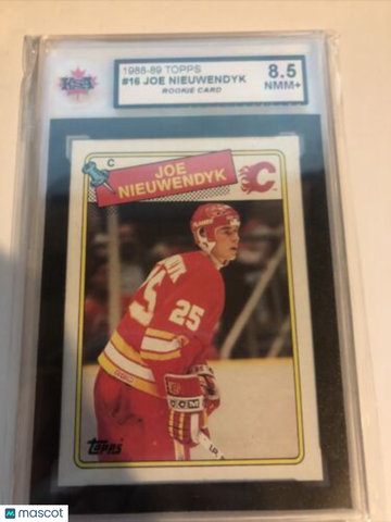 1988-89 Topps Calgary Flames Rookie KSA 8.5