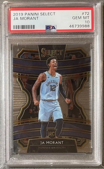 2019-20 Select Concourse JA Morant Base PSA 10