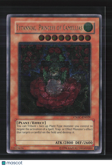 Crossroads of Chaos Tytannial, Princess of Camellias Ultimate Rare #CSOC-EN029
