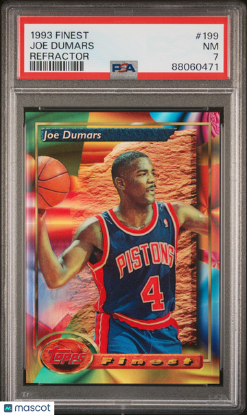 1993 Finest Joe Dumars #199 Refractor PSA 7