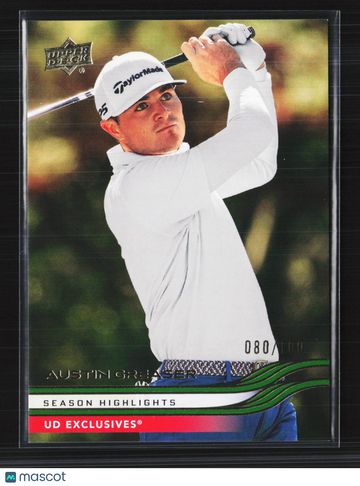 2026 Upper Deck Golf UD Exclusives Austin Greaser #58 /100