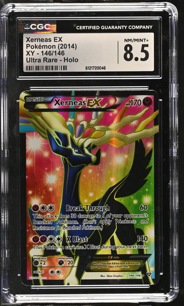 2014 XY #146/146 Xerneas EX Ultra Rare - Holo CGC 8.5