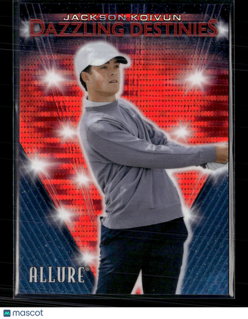 2026 Upper Deck Allure Golf Dazzling Destinies Jackson Koivun #DD-4 Spectrum Red /199