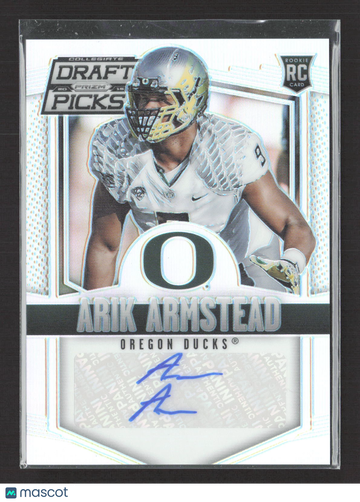2015 Panini Prizm Collegiate Draft Picks Arik Armstead #154 RC Auto