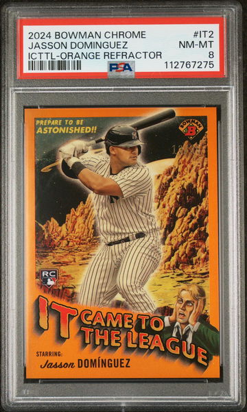2024 Bowman Chrome #IT-2 Jasson Domínguez It Came to the League /25 PSA 8
