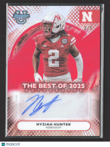 2025 Bowman Nyziah Hunter Hunter Topps
