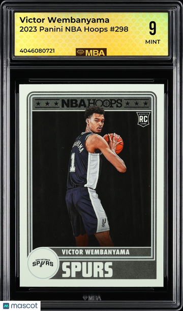 2023 Panini NBA Hoops Victor Wembanyama #298 MBA 9