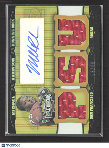 2006 Topps Triple Threads Michael Robinson #TTRA-130 Gold /80 Jersey Relic