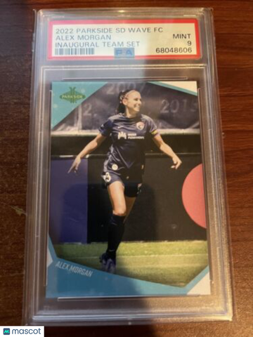 2022 Parkside NWSL Alex Morgan #NNO Parallel/Variety PSA 9