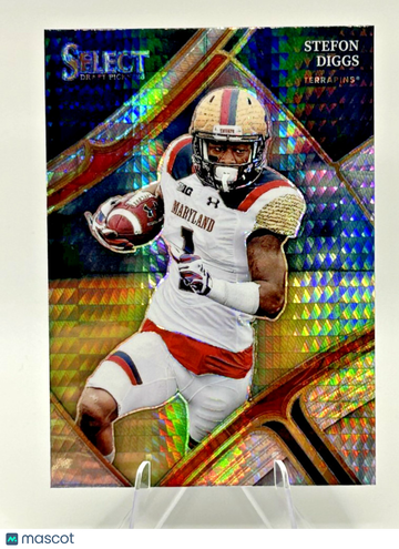 2023 Panini Select Draft Picks Stefon Diggs #154 Hyper Prizm Parallel/Variety Base Set
