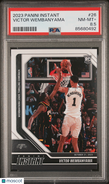 2023 Panini Instant Victor Wembanyama #26 PSA 8.5
