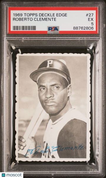 1969 Topps Deckle Edge Roberto Clemente #27 PSA 5