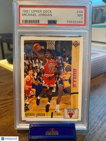 1991-92 Upper Deck Michael Jordan #44 [None] Base Set PSA 7