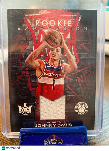 2022 Court Kings Johnny Davis #REM-JDW Patch Rookie Panini Authentic
