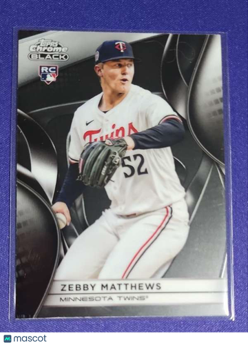 2025 Topps Chrome Black Zebby Matthews #11
