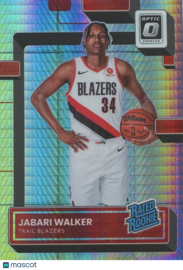 2022 Jabari Walker #242 Optic Rookie