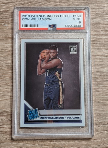 Zion Williamson 2019 Optic #158 PSA 9