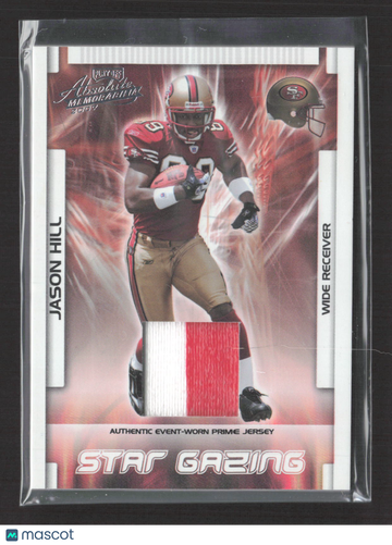 2007 Playoff Absolute Memorabilia Star Gazing Jason Hill #SG-17 Authentic Event-Worn Prime Jersey