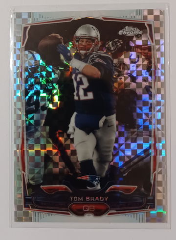 2014 Topps Chrome Tom Brady XFractor (SHIPS TRACKED FROM CANADA)